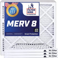 Filter King 16x39.5x1 Air Filter | 4-PACK | MERV 8 HVAC Pleated A/C Furnace Filters | MADE IN USizeA | Actual Sizeize: 16 x 39.5 x .75"