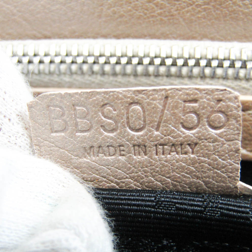 Pre-Owned Celine Boogie Women's Leather Handbag Beige,Champagne (Good)