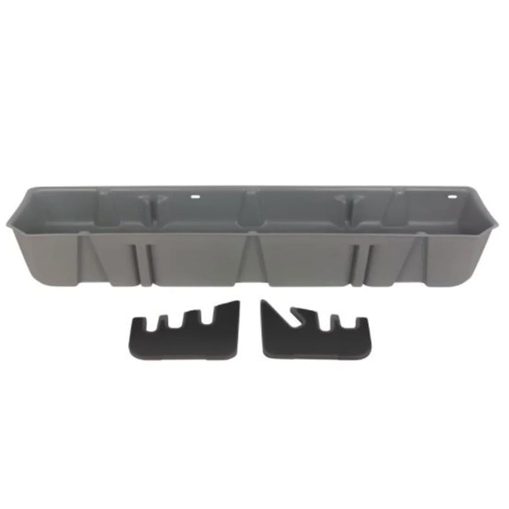 DU-HA 20111 DU-HA Underseat Sizetorage; Incl. Gun Rack/Organizer; Light Gray; Fits select: 2015-2023 FORD F150, 2017-2022 FORD F250