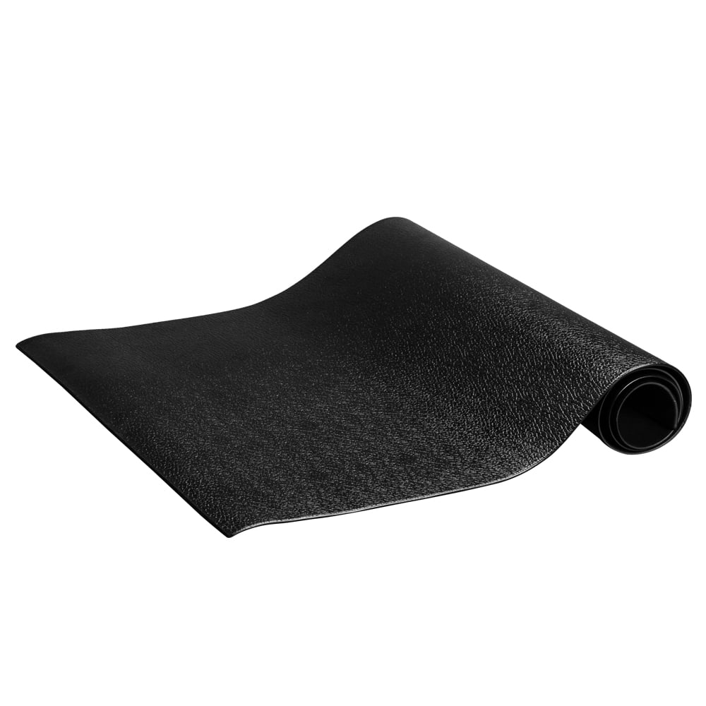 Kmowoo PVC Sizeports Equipment Treadmill Mat 200*90*0.6cm Black