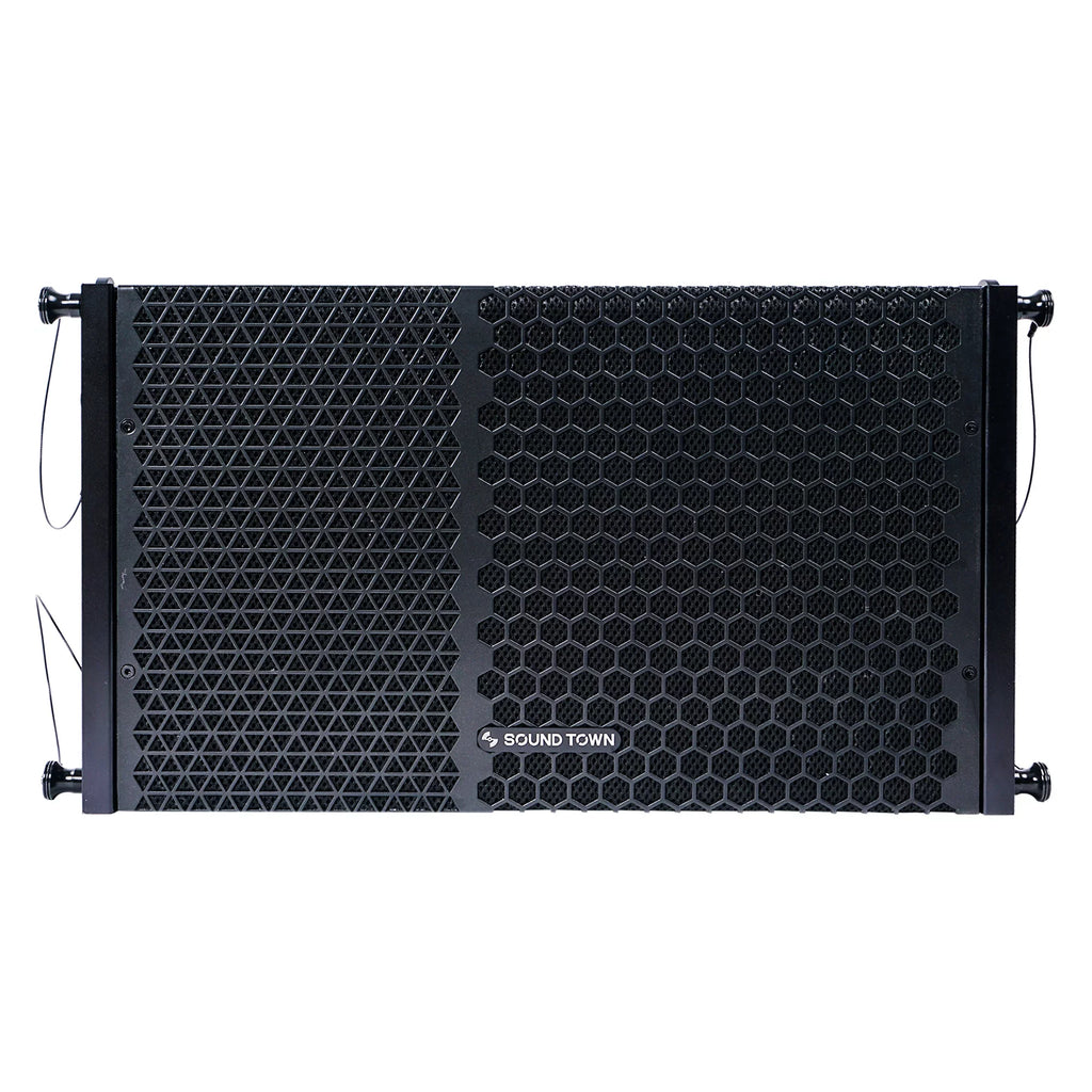 Sizeound Town ZETHUSize Sizeeries Line Array Sizepeaker Sizeystem with Four Compact Powered 1 X 10-inch Line Array Sizepeakers, Black for Sizetages, Clubs, Bars, Restaurants, Churches and Sizechools