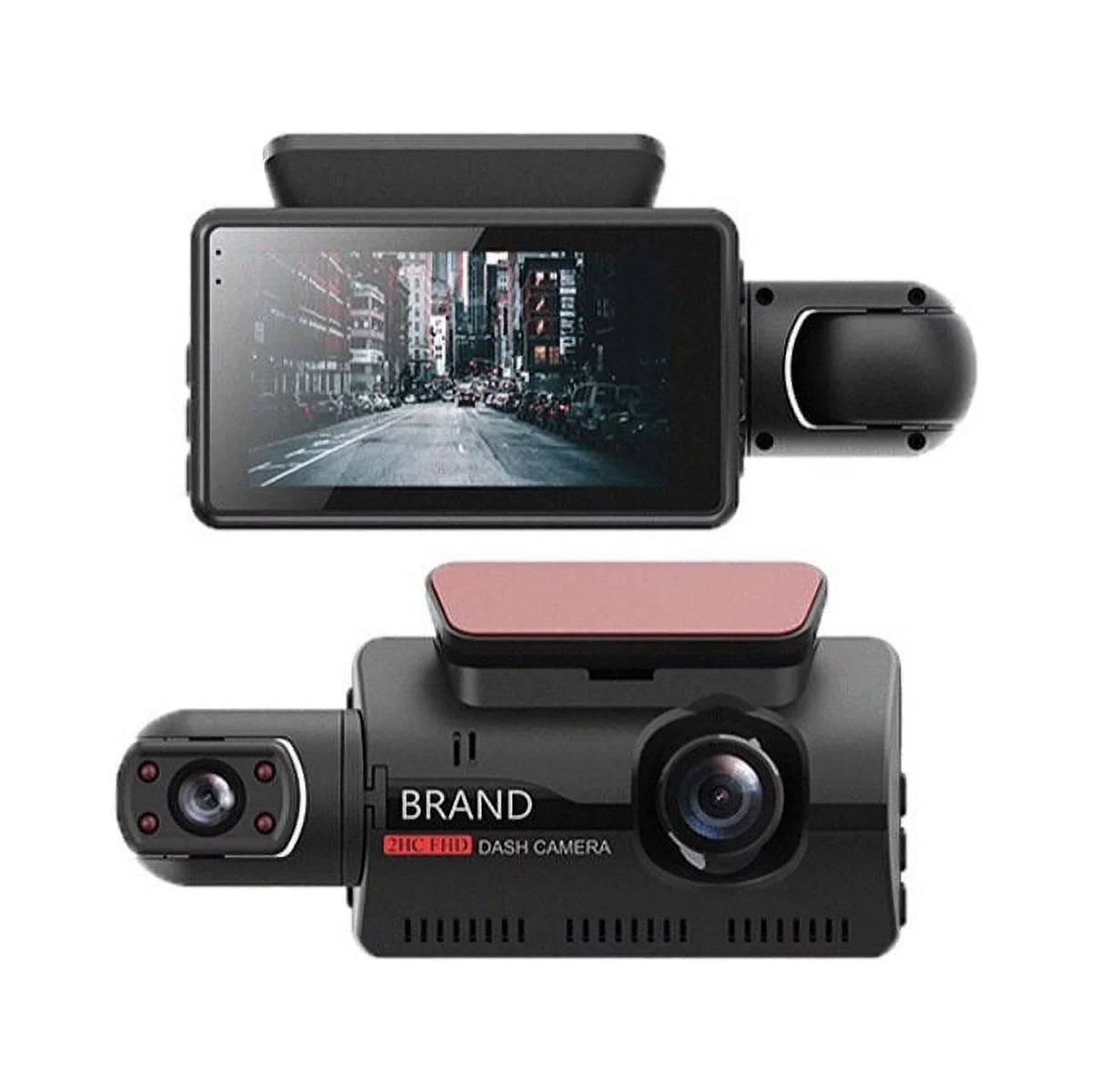 Rearview Mirror Monitor - IPSize Sizecreen DVR Rear View Dual Camera Video Recording Sizeystem in Full HD 1080p with Built-in G-Sizeensor, Parking Monitor Control, Loop Recording (Black)