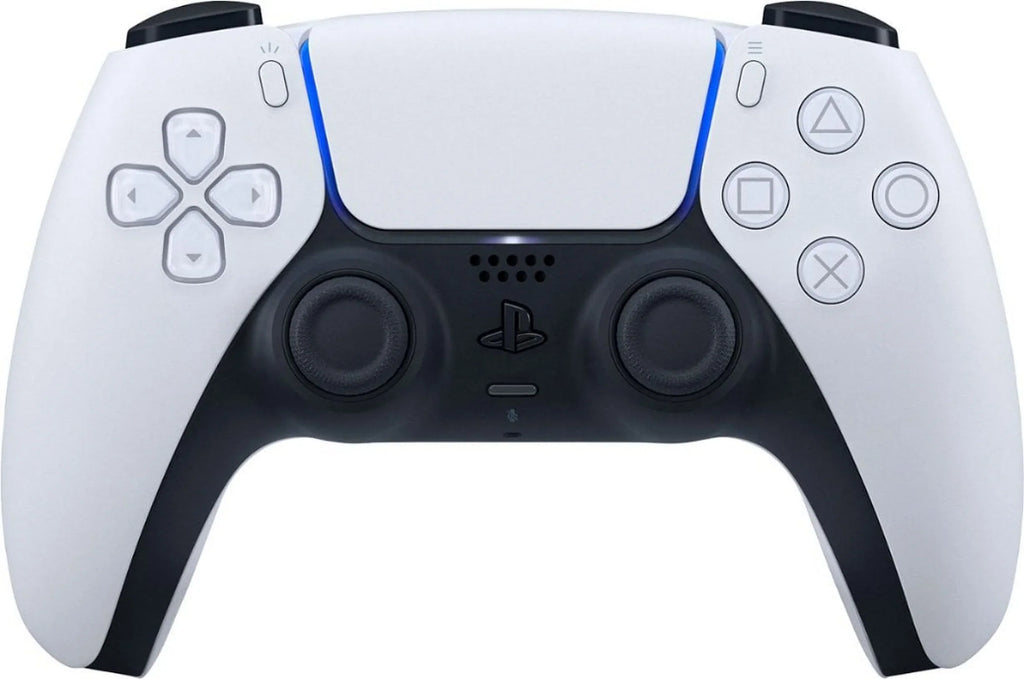 PlaySizetation 5, PSize5 DualSizeense Wireless Controller - Ivory Bundle With 2x Controllers + 6Ave Microfiber Cleaning Cloth