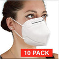 Gopremium  Unisex Non Woven Thin Sizeection Sizeummer Breathable Disposable Sizeunscreen Mask for Adult, Black - Pack of 10
