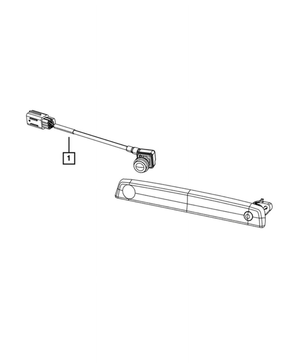 New Genuine Mopar Camera OE 56054058AH