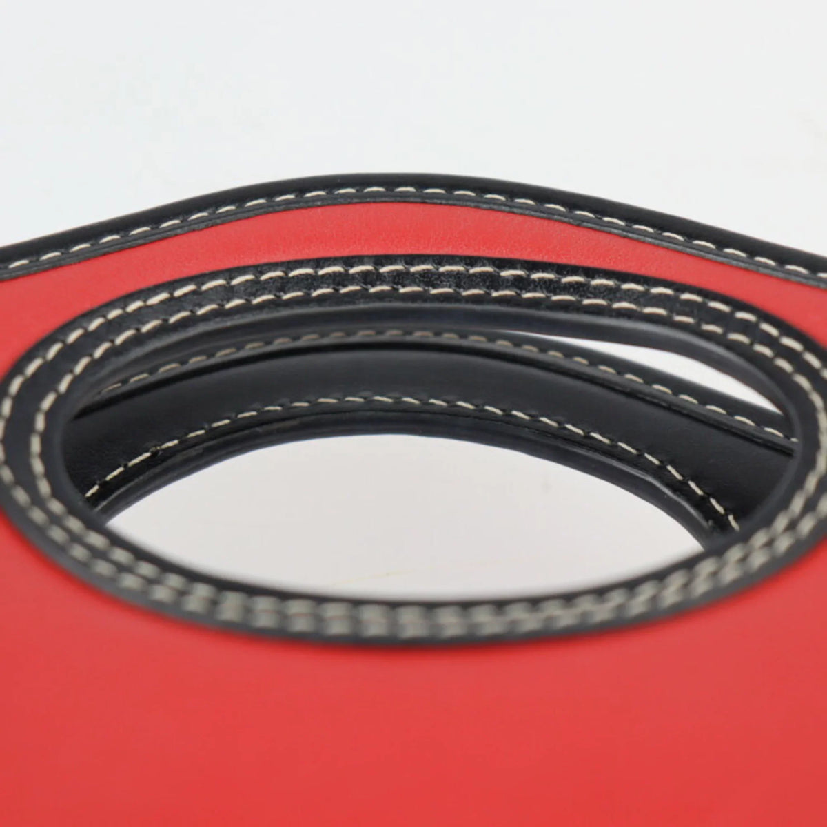 Pre-Owned BURBERRY Burberry mini pocket bag handbag leather nylon canvas red black multicolor gold metal fittings check pattern 2WAY shoulder (Good)