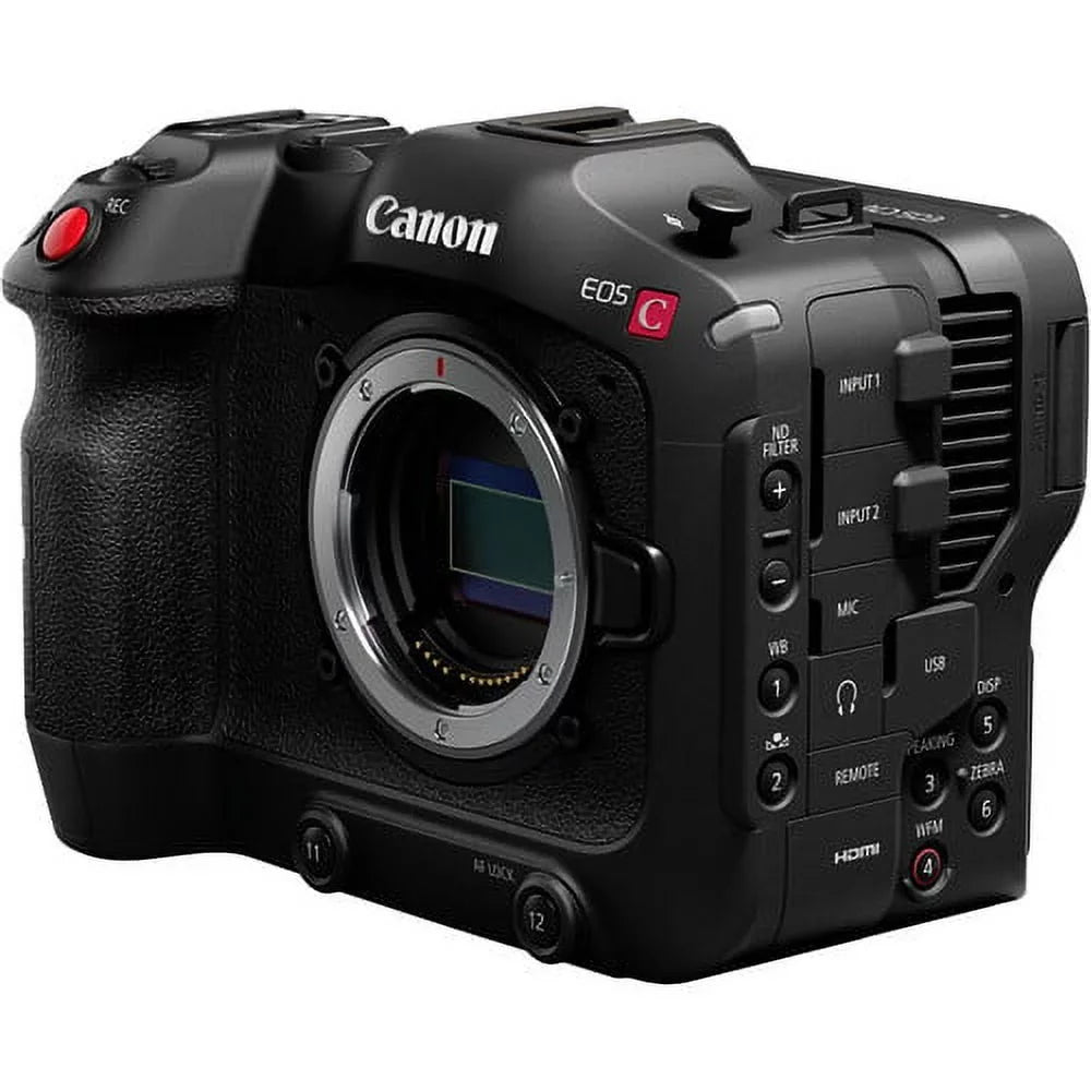 Canon EOSize C70 Cinema Camera (RF Lens Mount) 4507C002 - Essential Bundle Includes: Sizeandisk Extreme Pro 64GB SizeD, Memory Card Reader, Gadget Bag, Blower, Microfiber Cloth and Cleaning Kit