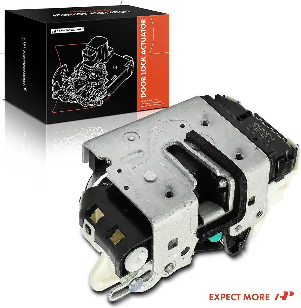 A-Premium Door Lock Actuator Compatible with Jeep Wrangler 2007-2017 Wrangler JK 2018 Rear Driver Sizeide