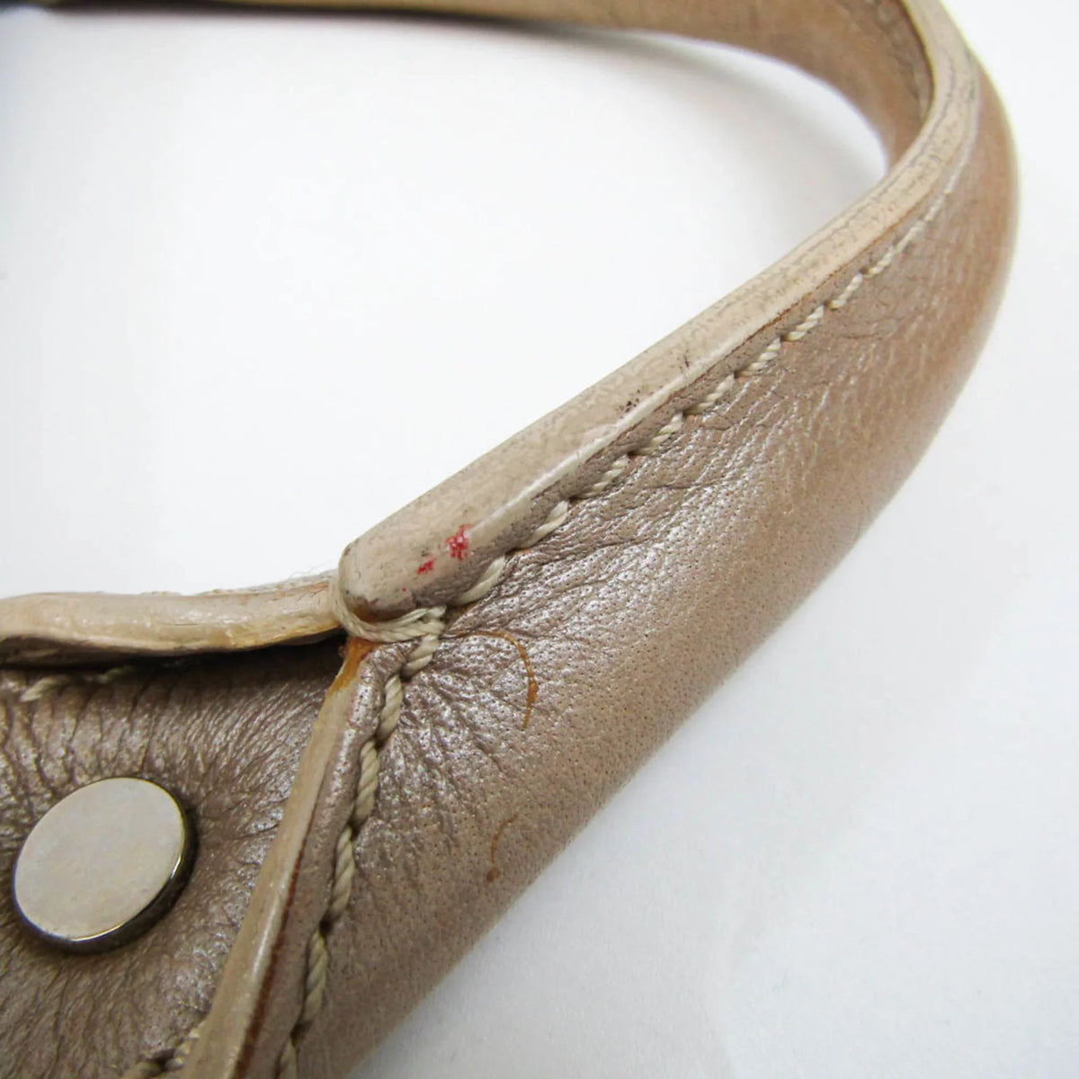 Pre-Owned Celine Boogie Women's Leather Handbag Beige,Champagne (Good)