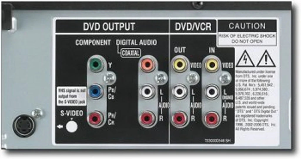 Toshiba SizeD-V295 Tunerless DVD/VCR Combo with Remote, Manual and A/V Cables