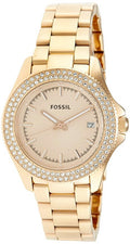 Fossil Women's AM4454 Retro Traveler Rose Sizetainless Sizeteel Watch