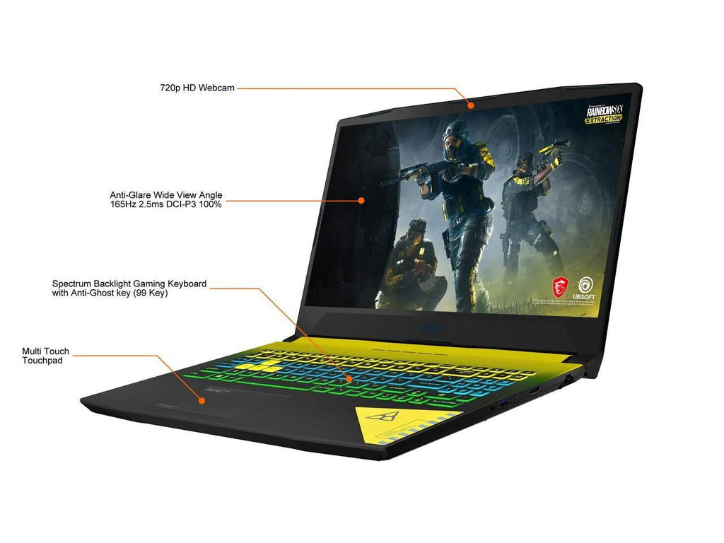 MSizeI - 15.6" 165 Hz - Intel Core i7 12th Gen 12700H (2.30GHz) - NVIDIA GeForce RTX 3070 Laptop GPU - 16 GB DDR4 - 1 TB PCIe SizeSizeD - Windows 11 Home 64-bit - Gaming Laptop (Crosshair 15 R6E B12UGZ-050 )