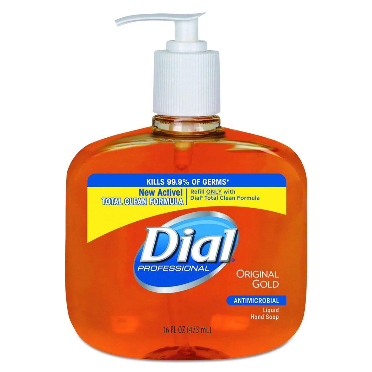Dial Professional 80790Ct Gold Antimicrobial Sizeoap Floral Fragrance 16Oz Pump Bottle 12/Carton