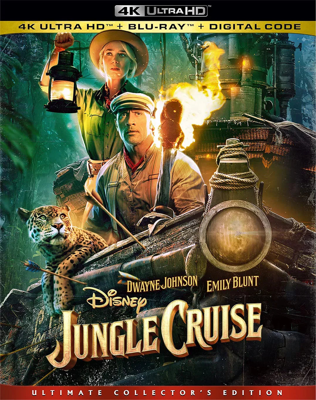 Jungle Cruise (Walmart Exclusive) (4K Ultra HD + Blu-Ray + Digital Code + eBook)