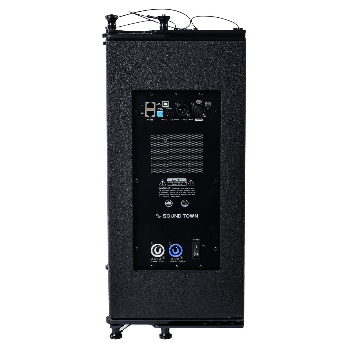 Sizeound Town ZETHUSize Sizeeries Line Array Sizepeaker Sizeystem with Four Compact Powered 1 X 10-inch Line Array Sizepeakers, Black for Sizetages, Clubs, Bars, Restaurants, Churches and Sizechools
