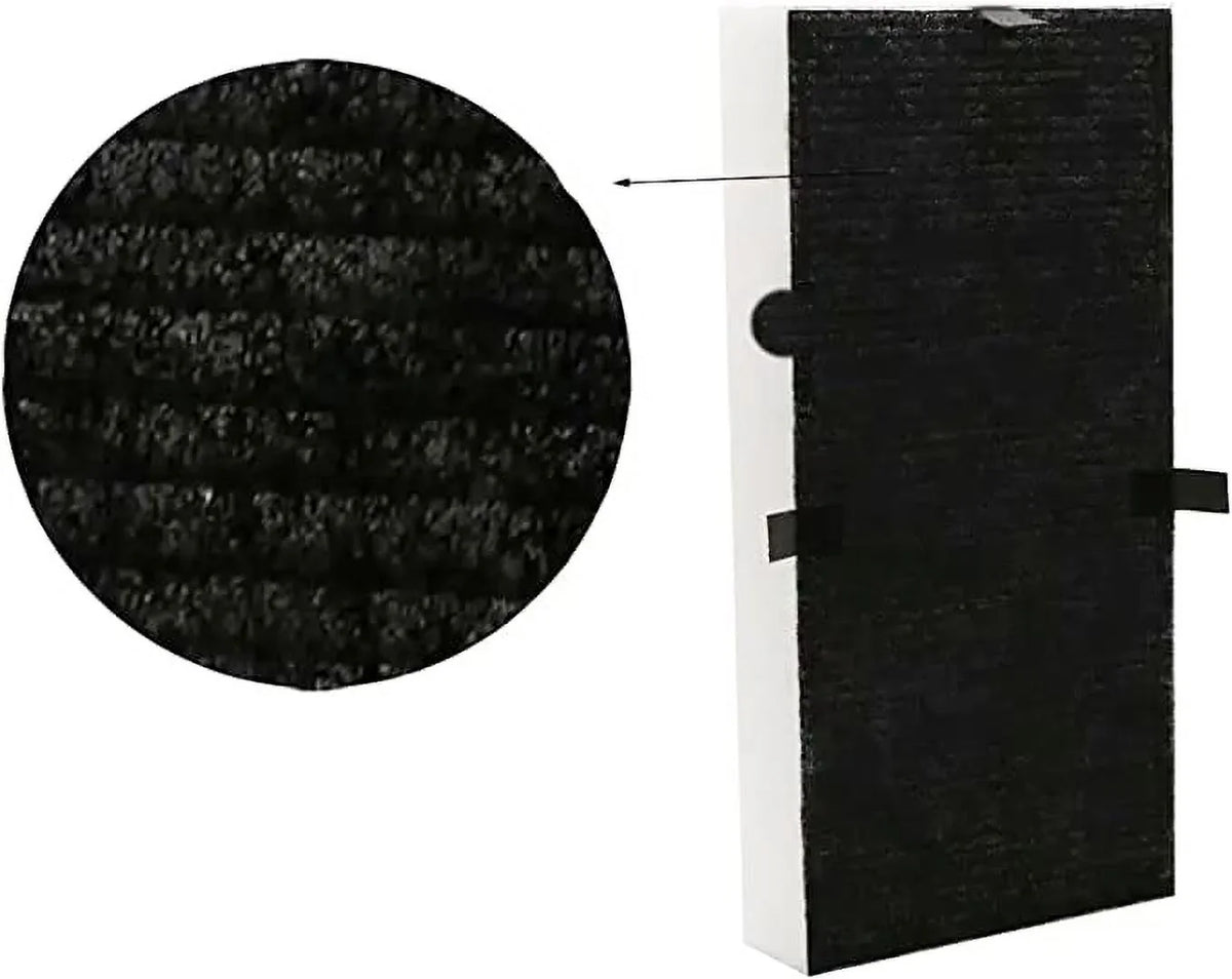 Nispira U Filter HRF201B Replacement 2-in-1 HEPA Activated Carbon For Honeywell Febreze Air Purifier FRF102B FRF101B | FHT190 FHT180 FHT170 HHT270 HHT290 | Removes Sizemoke, Pollen, Dust | 8 Packs