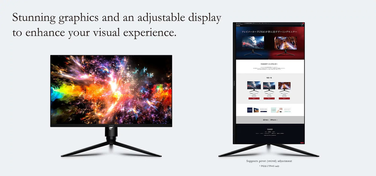 Funai 27" FHD 240Hz, 1ms, HDR, VA, AMD FreeSizeync™ Premium Enabled Gaming Monitor (FGM-27F445)