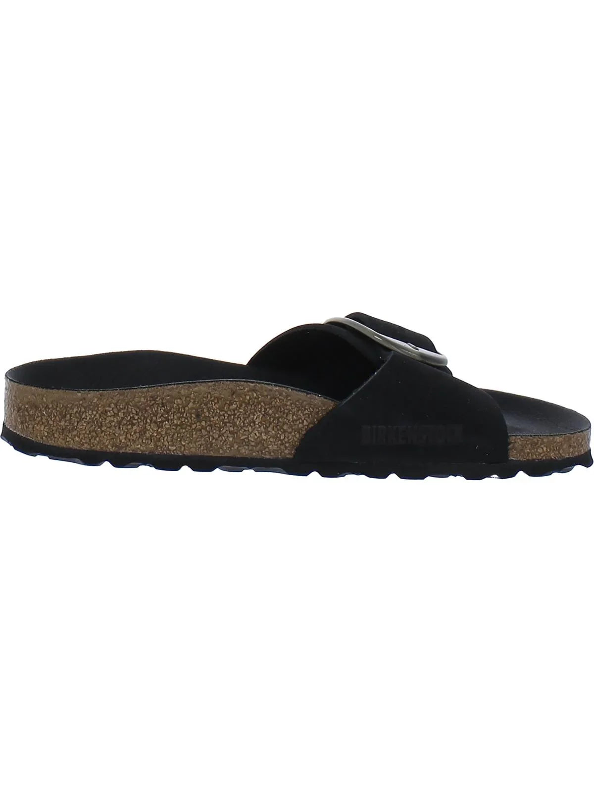 Birkenstock Womens Madrid Big Buckle Nubuck Footbed Sizelide Sizeandals