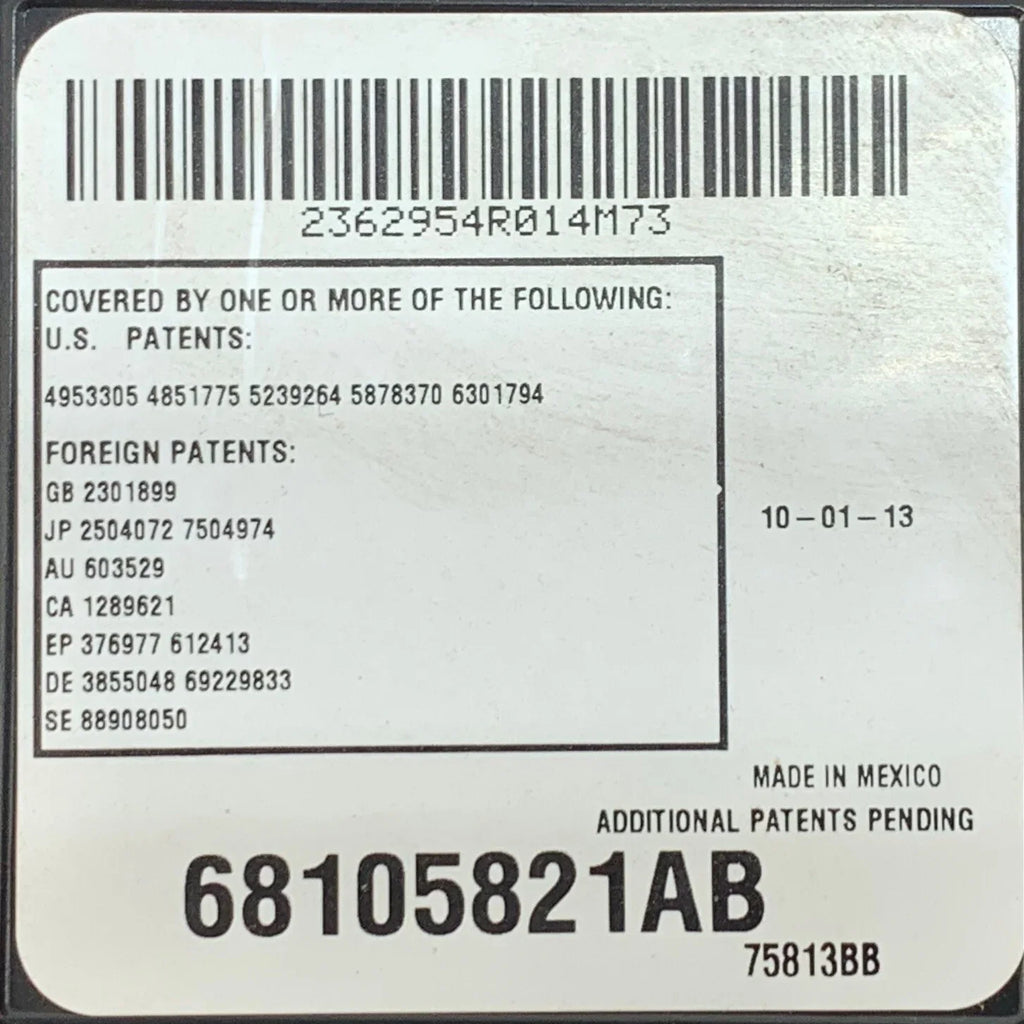Pre-Owned 2013-2015 Dodge Ram 1500 Overhead Roof Console Gray/Black OEM (Good)
