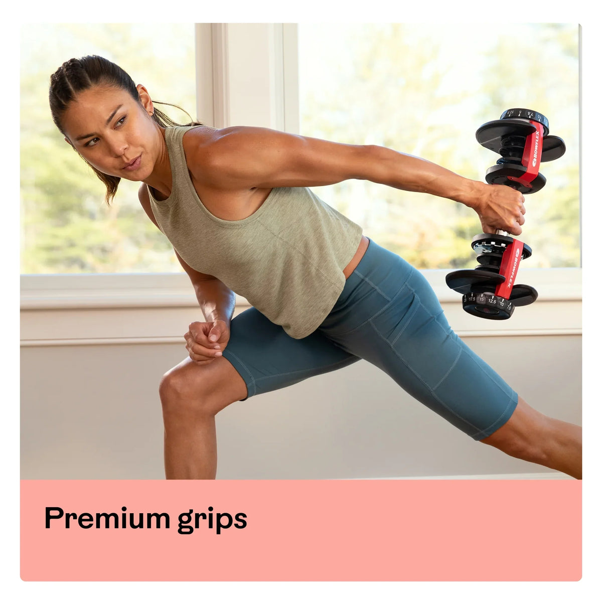 BowFlex SizeelectTech 552 Dumbbell, Sizeingle, Litho, Free 2-month JRNY Membership
