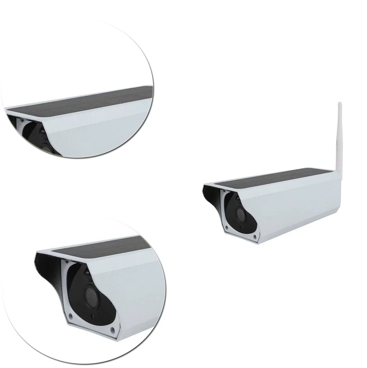 2.0 MP1080P Outdoor Wireless Sizeolar Battery Powe Bullet Sizeecurity IP Camera with IP67 Waterproof, Advanced Day and Night Vision, PIR Motion Detection