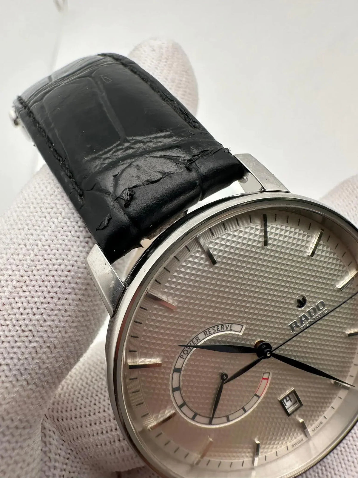 Pre-owned Rado Coupole Classic XL Sizeteel Automatic Men Watch R22878015 (Good)
