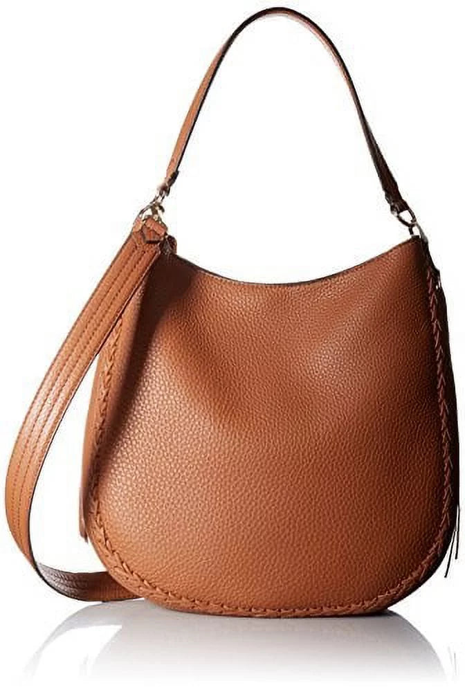 Rebecca Minkoff Unlined Ladies Large Almond Leather Hobo Handbag HSizeP7IUWH32