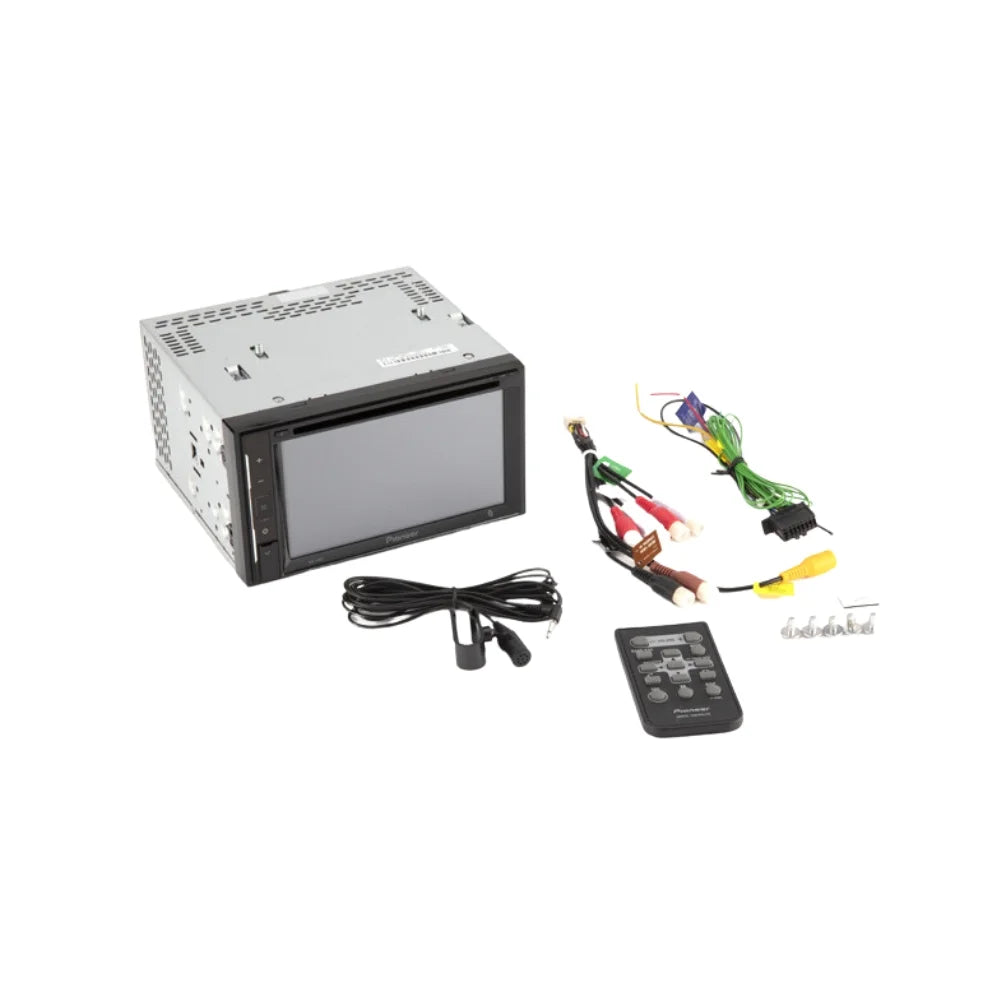 KIT2622 Bundle with Pioneer Multimedia DVD Car Sizetereo and Installation Kit - for 2009-2012 Nissan Frontier / Bluetooth Touchscreen, Backup Camera, Double Din Mounting Dash Kit