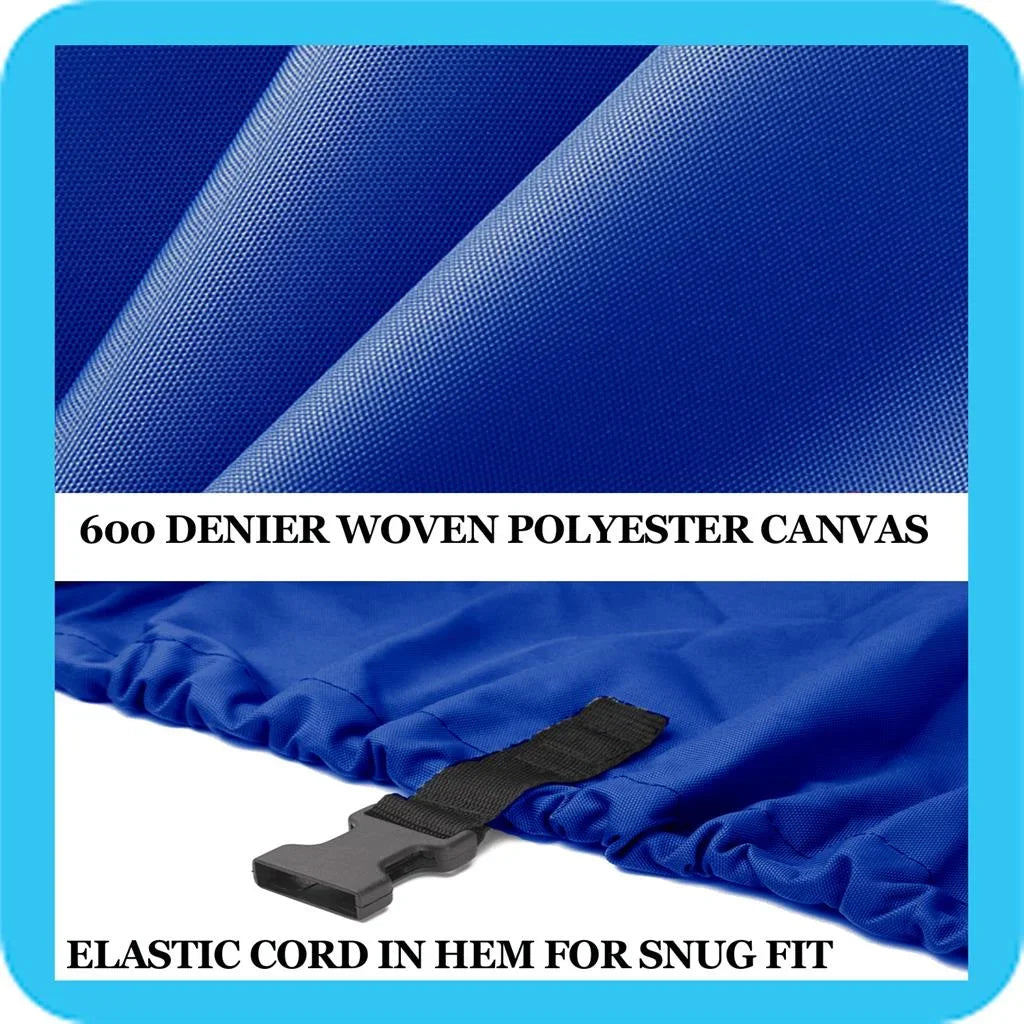 BLUE, GREAT QUALITY BOAT COVER Compatible for GREGOR SizeUPER SizeEAHAWK 20 I/O 1999 Great Quality