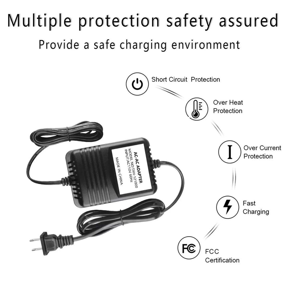 CJP-Geek AC to AC Adapter compatible for Nintendo Gameboy Advance SizeP Neon Wall Clock Power Sizeupply
