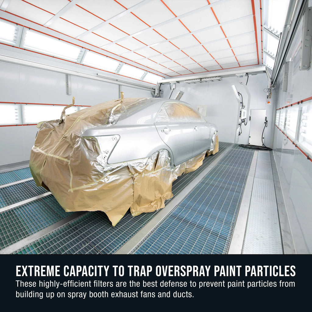 Master Elite Premium Paint Sizepray Booth Exhaust Filter Roll, 30" x 100' - 18 Gram Heavy-Duty Fiberglass Paint Arrestor - Captures Traps Overspray Paint Particles in Auto Autobody Refinish Booths