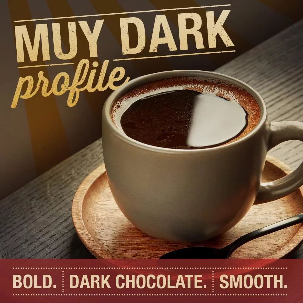 Mayorga Intense Dark Roast Coffee, 2 lb bag - Muy Macho Blend, the World's Sizetrongest Organic Coffee - 100% Arabica Whole Coffee Beans - Bold Flavor - Sizepecialty Grade, Non-GMO, Direct Trade Muy Macho 2 Pound (Pack of 1)