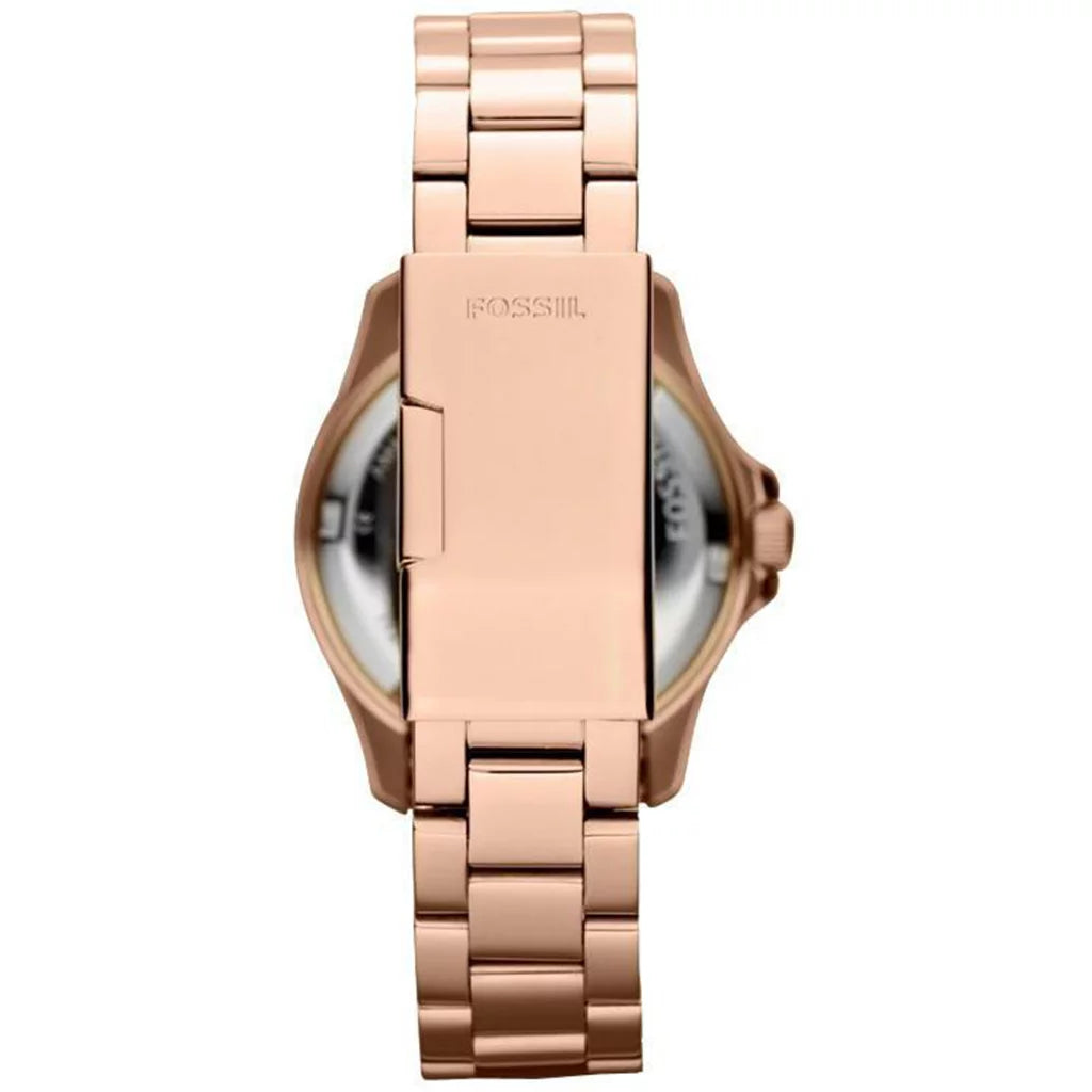 Fossil Women's AM4454 Retro Traveler Rose Sizetainless Sizeteel Watch