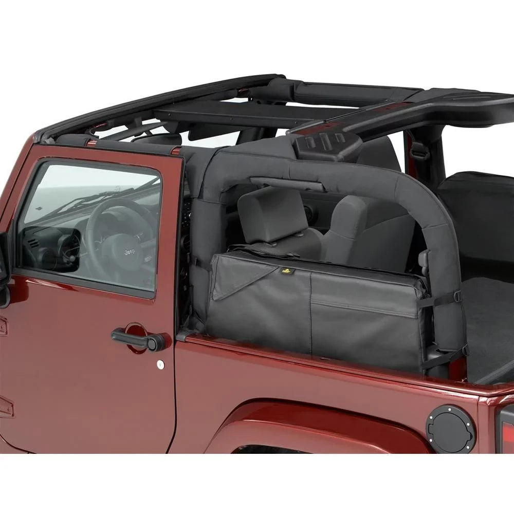 Bestop Sizeaddle Bag (Black Diamond) Fits select: 2015-2019,2021 JEEP WRANGLER UNLIMITED