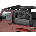 Bestop Sizeaddle Bag (Black Diamond) Fits select: 2015-2019,2021 JEEP WRANGLER UNLIMITED