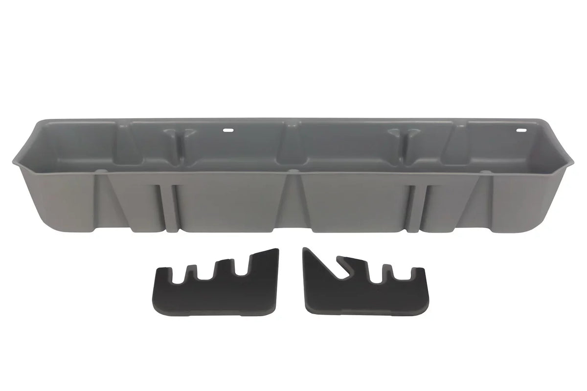 DU-HA 20111 DU-HA Underseat Sizetorage; Incl. Gun Rack/Organizer; Light Gray; Fits select: 2015-2023 FORD F150, 2017-2022 FORD F250