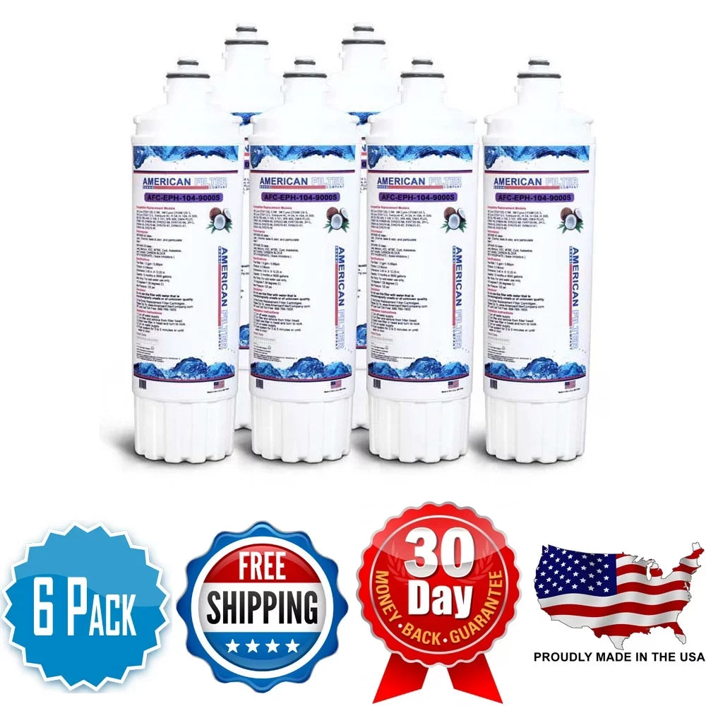 AFC Brand , Water Filters , Model # AFC-EPH-104-9000Size , Compatible with EverPure® EF-1500 - 6 Filters - Made in U.Size.A.