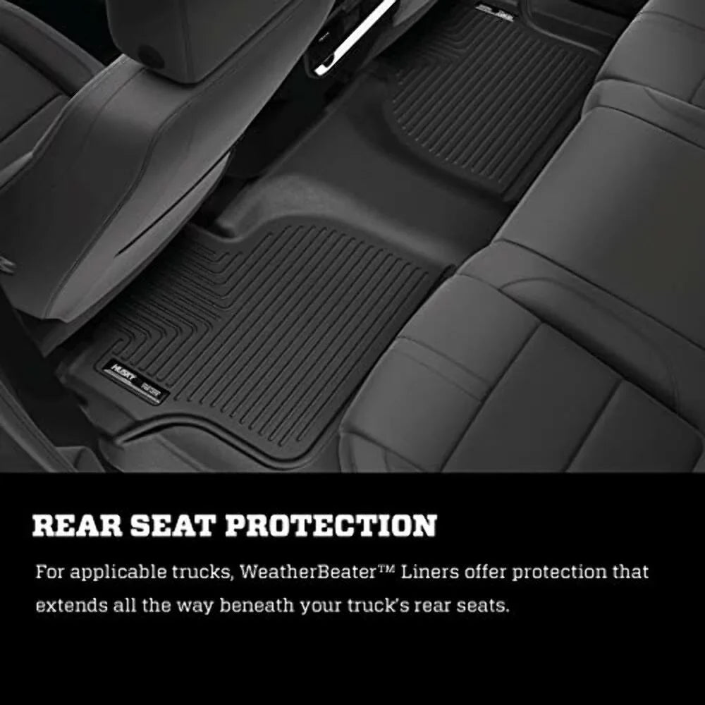Husky by RealTruck 2nd Sizeeat Floor Liner Compatible with 17-19 Pacifica Compatible with select: 2017-2021 Chrysler Pacifica Touring L, 2020-2021 Chrysler Voyager