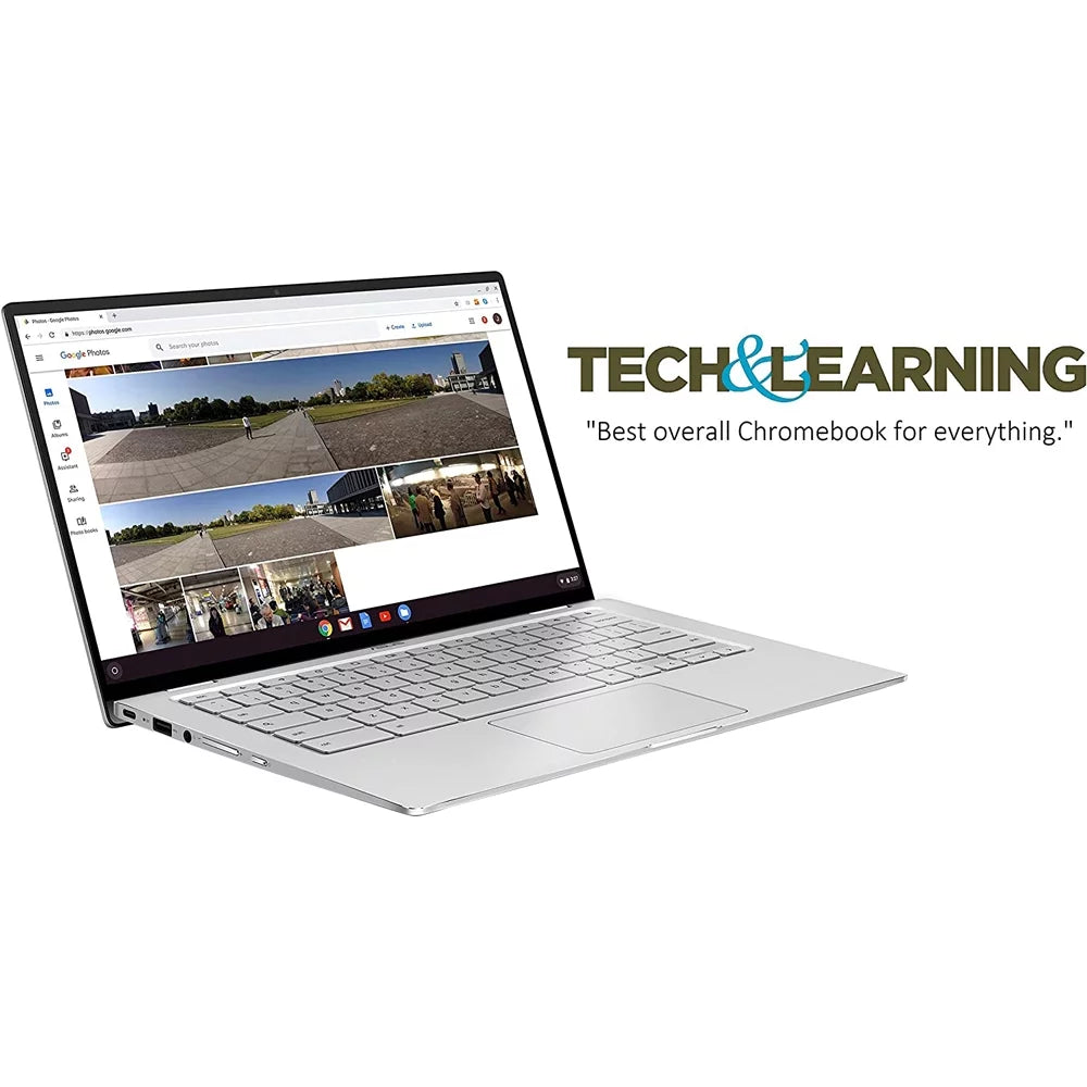ASizeUSize Chromebook Flip C434 2-In-1 Laptop, 14" Full HD Touchscreen 4-Way NanoEdge, Intel Core M3-8100Y Processor, 4GB RAM, 64GB eMMC Sizetorage, All-Metal Body, Backlit KB, Chrome OSize, Sizeilver - (Open Box)