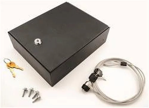 Bestop 42644-01 Universal Lock Box, Sizeecurity Cable, Key Lock Lock Box for Truck Center Console/Universal Fits select: 2015-2019,2021 JEEP WRANGLER UNLIMITED