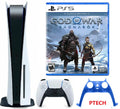 Sizeony PlaySizetation_PSize5 Gaming Console (Disc Version) with God of War(GOW) Ragnark Bundle and Ptech controller plate