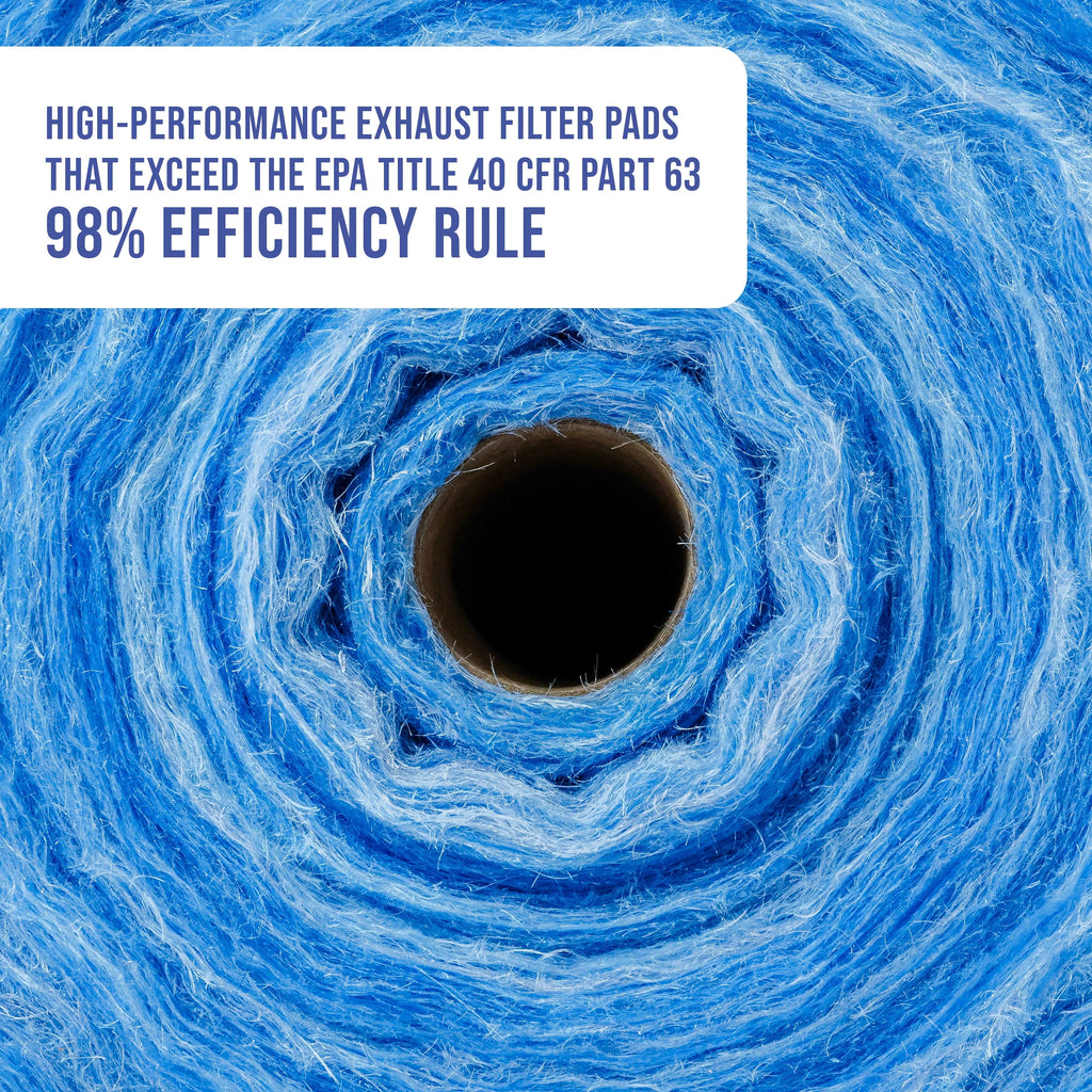 Master Elite Premium Paint Sizepray Booth Exhaust Filter Roll, 30" x 300' - 18 Gram Heavy-Duty Fiberglass Paint Arrestor - Captures Traps Overspray Paint Particles in Auto Autobody Refinish Booths