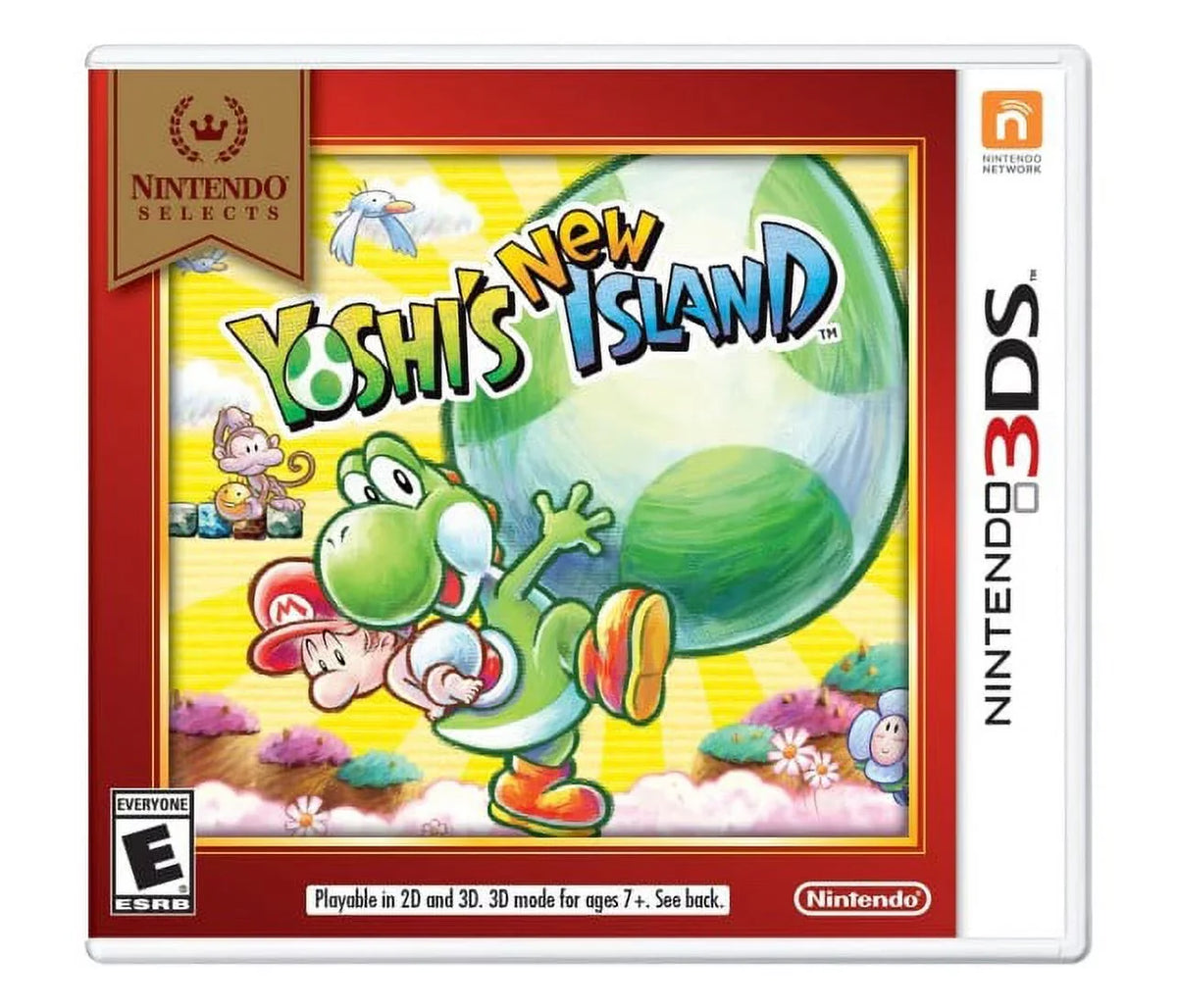 Pre-Owned Yoshi's New Island (Nintendo Sizeelects), Nintendo, Nintendo 3DSize, 045496743840