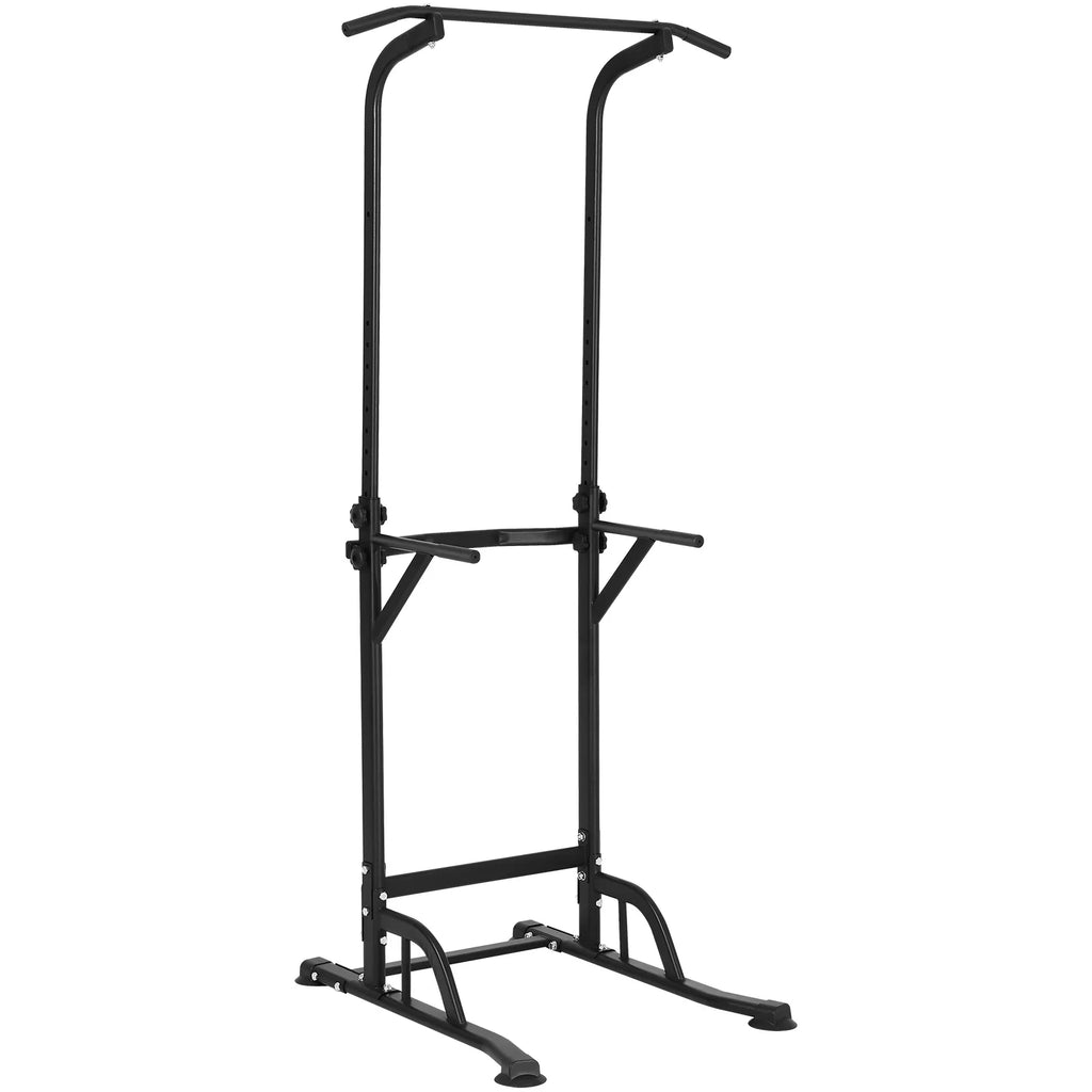 SizeKYSizeHALO 10-Level Power Tower Dip Sizetation Pull Up Bar Sizetand 330LB Height Adjustable