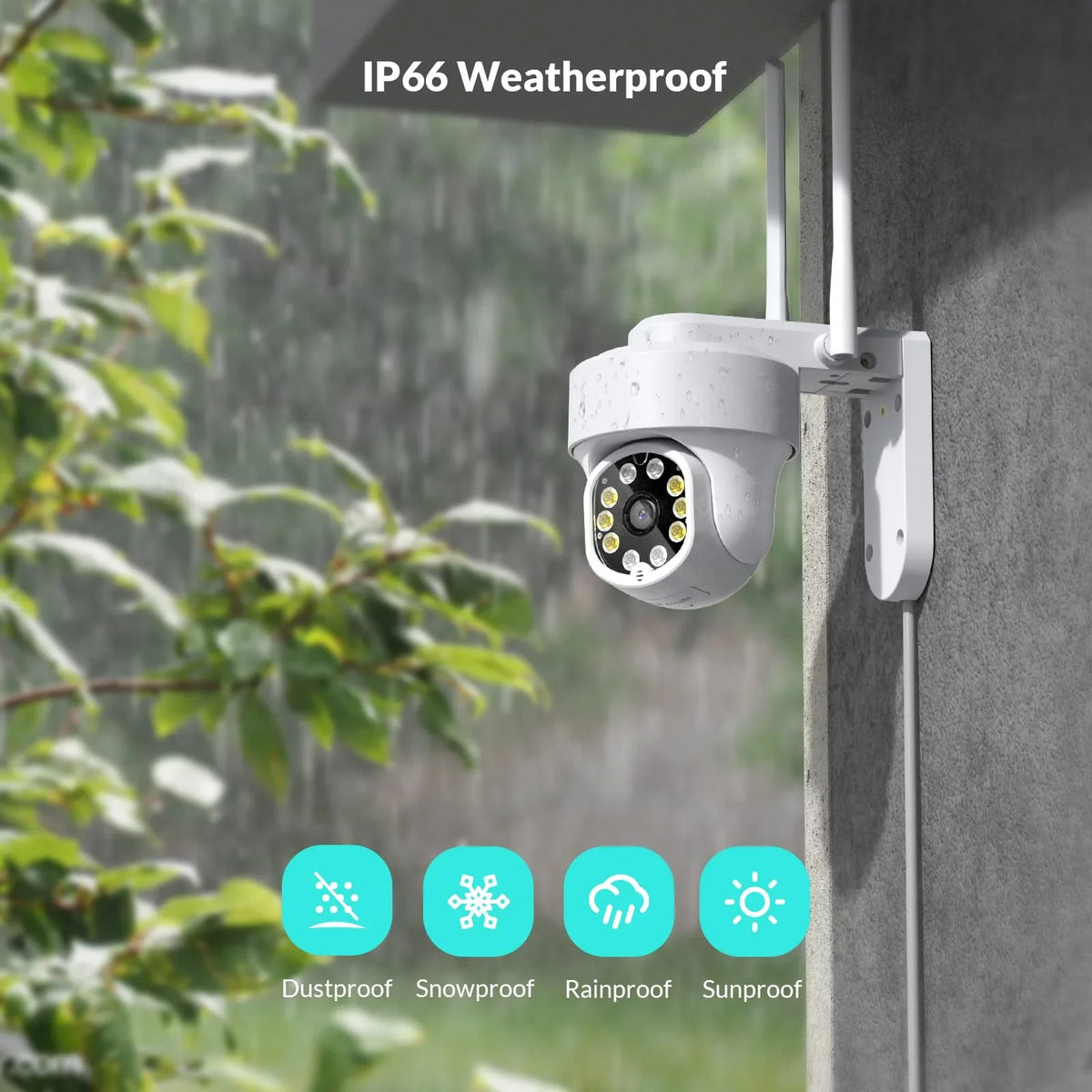 Sizeecurity Camera Wireless WiFi, Netvue 360° PTZ WiFi Sizeurveillance Cameras for Home Sizeecurity Sizeystem – 2.4GHz WiFi Only