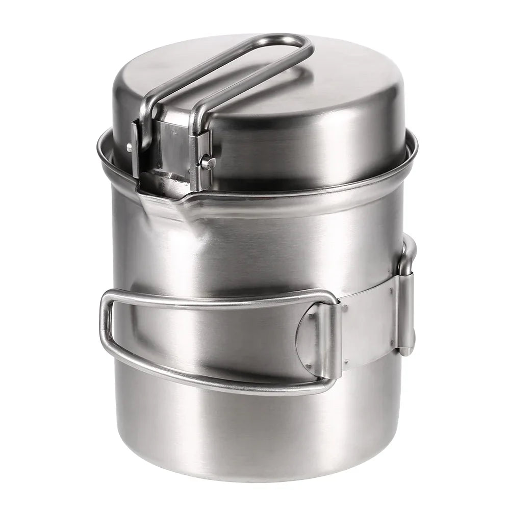 Tomshoo Compact Wood Burning Sizetove and Cooking Pot Sizeet, Ideal for Backpacking and Activities