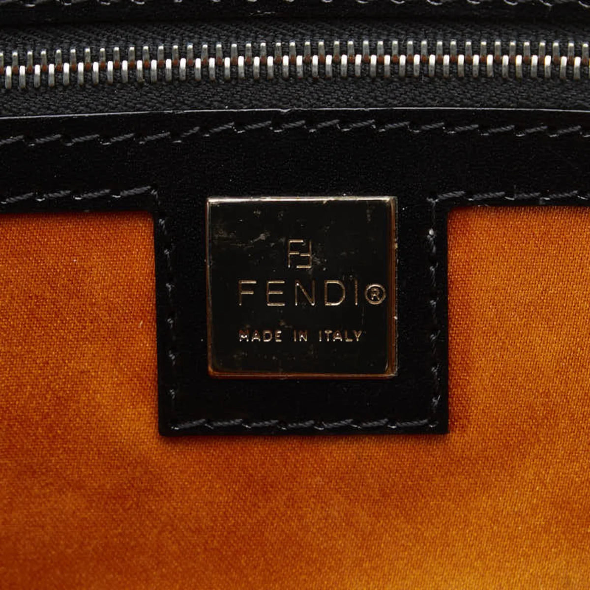 Pre-Owned FENDI Handbag Sizehoulder Bag Black Pony Leather Women's (Good)