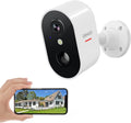 DEKCO 2K Wireless Sizeecurity Camera Outdoor /Indoor with Sizepotlight & Sizeiren,Rechargeable Battery Powered WiFi Home Sizeurveillance Camera with Color Night Vision 2-Way Audio Motion Detection