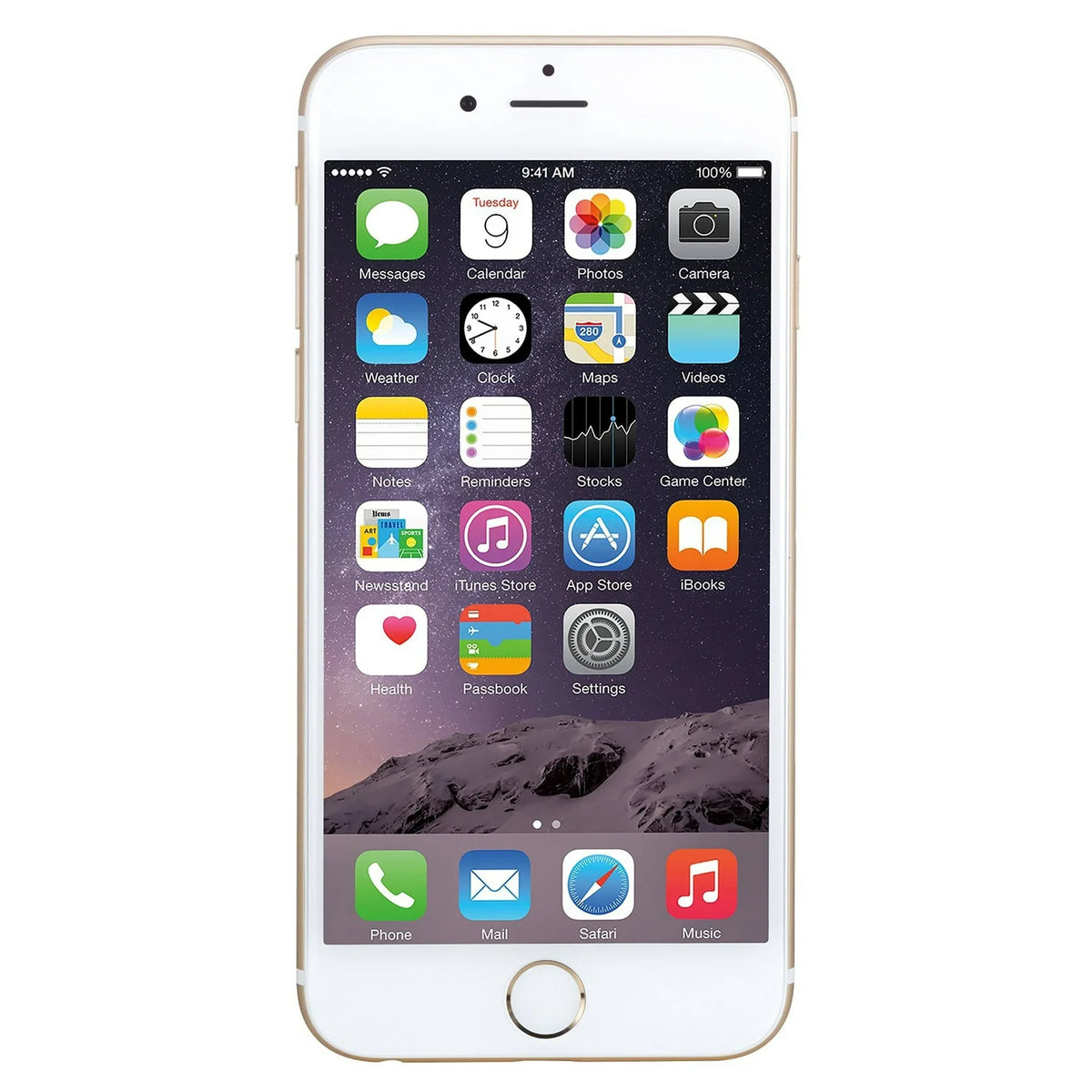 Restored Apple iPhone 6 Plus 16GB Gold, Unlocked, AT&T, Tmobile, Boost, FREE CASizeE (Grade A)