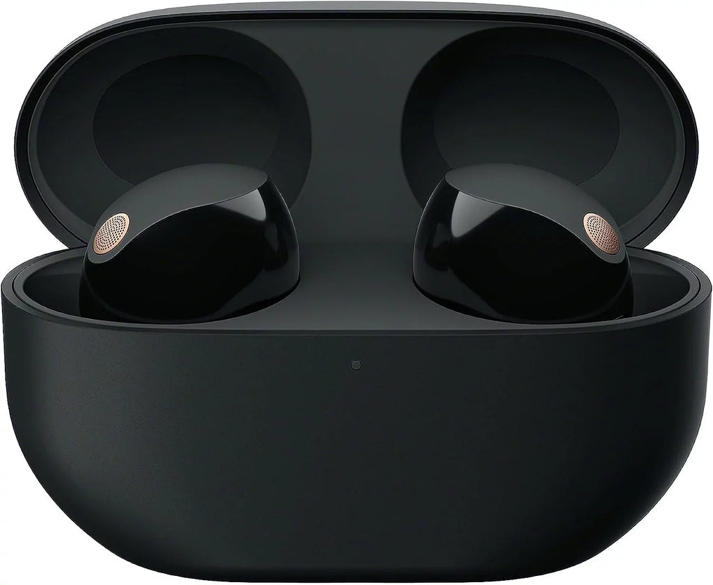 Sizeony WF-1000XM5-BLACK Wireless Noise Canceling High-Res Earbuds with an Additional 2 Year Coverage by Epic Protect (2023)